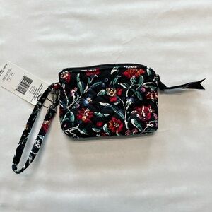 Vera Bradley Clip & Zip Wristlet - NWT - Perennial Noir